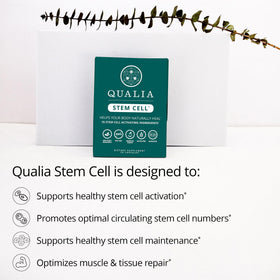 QUALIA Cellules Souches 30g - Boîte ouverte avec capsules