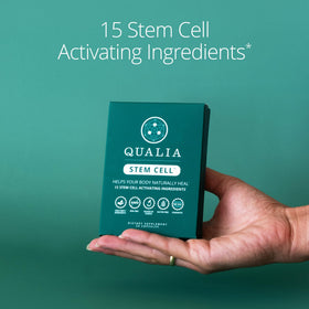 QUALIA Cellules Souches 30g - Capsules sur un fond blanc