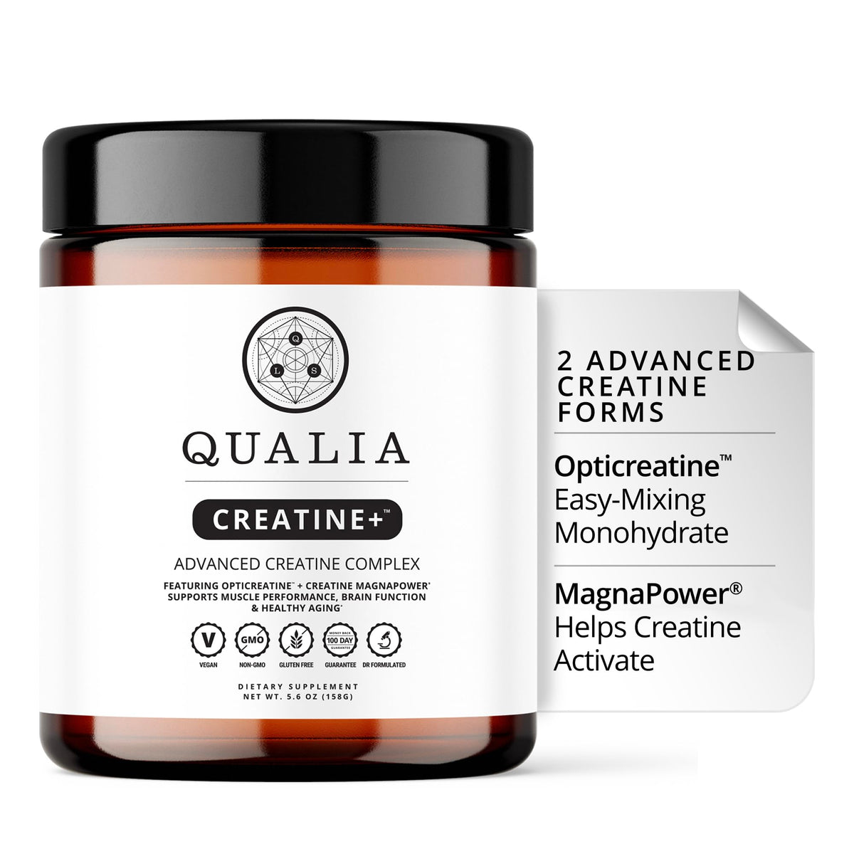 Qualia Créatine Avancée 222g vue de face