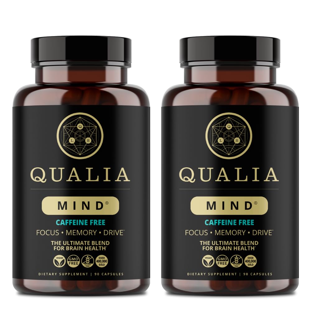 QUALIA LIFE SCIENCES Complément Alimentaire Caffeine-Free - vue de l'emballage avant