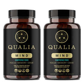 QUALIA LIFE SCIENCES Complément Alimentaire Caffeine-Free - vue de l'emballage avant