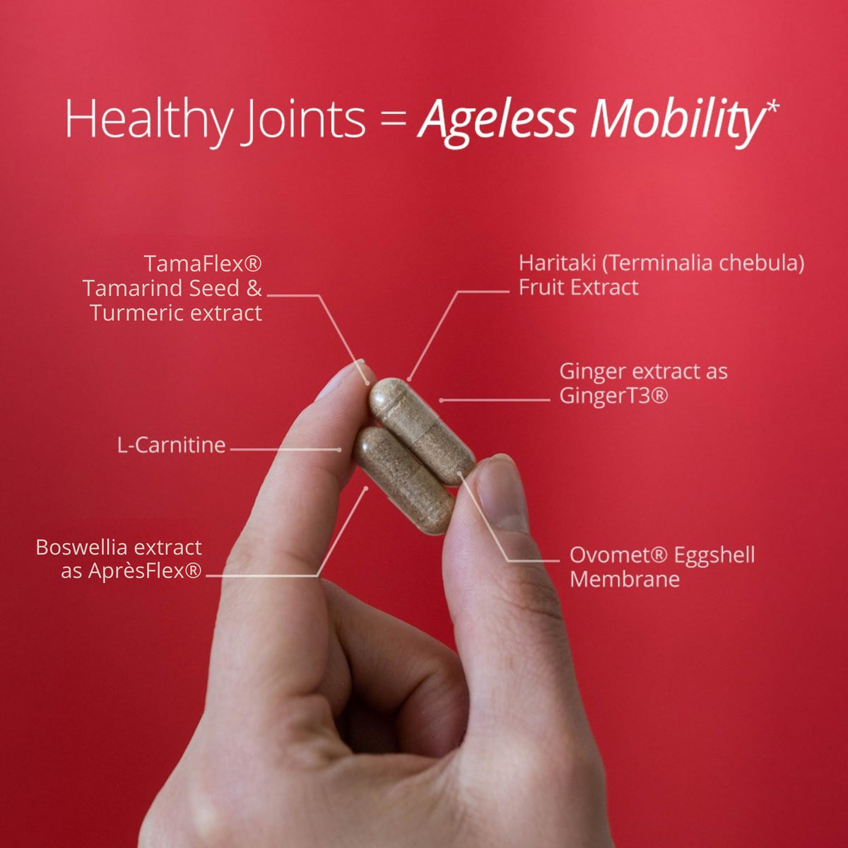 QUALIA LIFE SCIENCES Complément Articulaire 68g - flacon ouvert avec capsules à l'intérieur