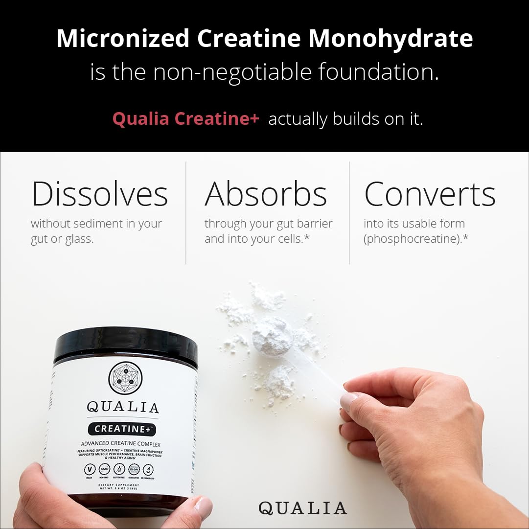 QUALIA LIFE SCIENCES Creatine 431g emballage