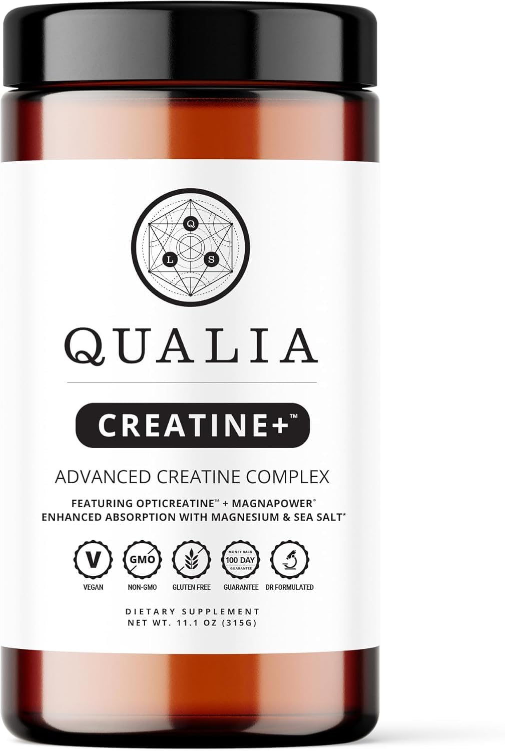 QUALIA LIFE SCIENCES Creatine 431g vue de face