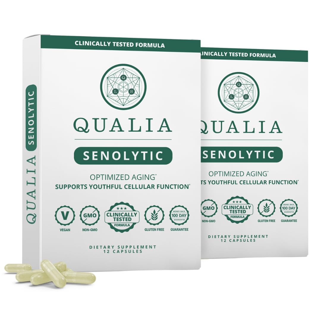 QUALIA LIFE SCIENCES Qualia Senolytic boîte avant vue