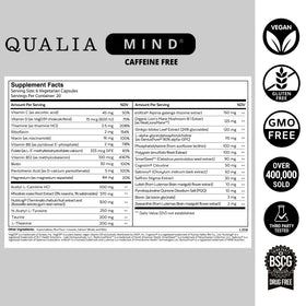 Qualia Mind complément cérébral sans caféine 308g avec dose