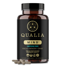 Qualia Mind complément cérébral sans caféine 308g vue de face