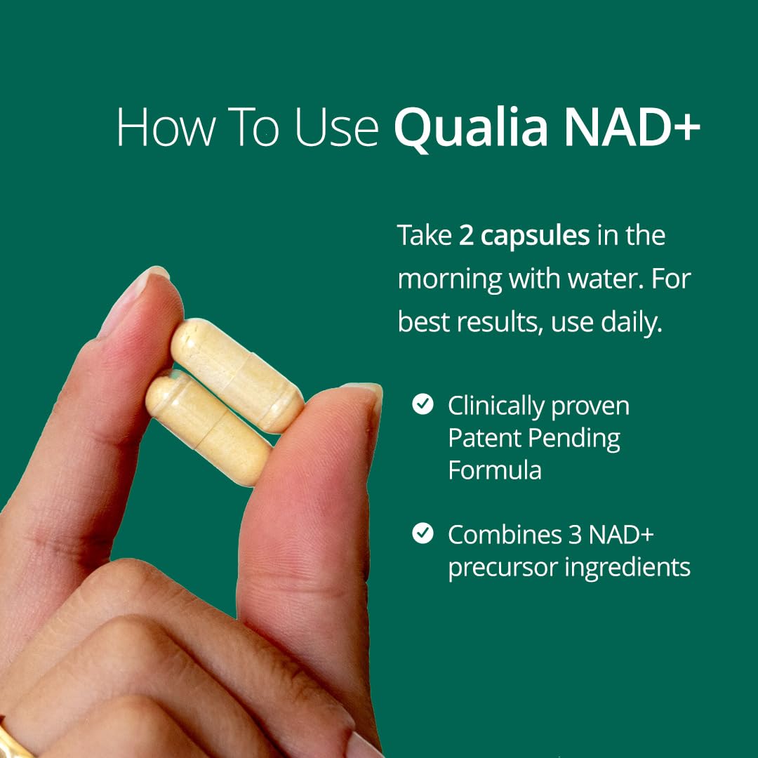 QUALIA NAD+ 3 précurseurs 2-pack vue de près