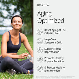 Qualia Senolytic 1400mg Fisetin côté droit