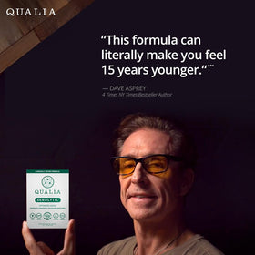 Qualia Senolytic 1400mg Fisetin côté gauche