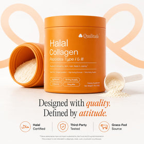 QUALITUDE Poudre de Collagène Halal 399g vue arrière