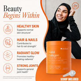 QUALITUDE Poudre de Collagène Halal 399g vue de côté