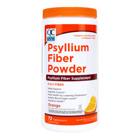 Quality Choice Poudre de Psyllium 100% vue avant avec étiquette