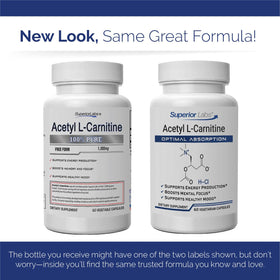 quality Labs Acetyl L-Carnitine 500 mg product packaging