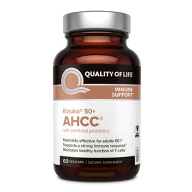 Quality of Life AHCC 50+ flacon de 200g avec capsules