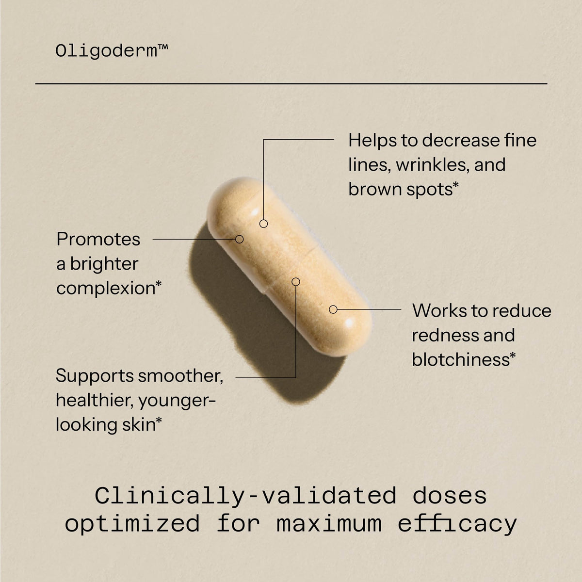 Quality of Life Oligoderm capsules ouvertes montrant le contenu