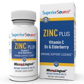 quality Source Zinc Plus 90 tablettes dissolubles en boîte