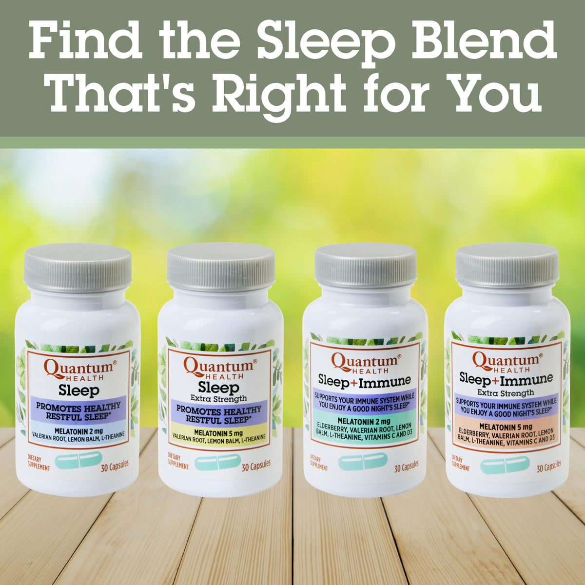 Quantum Complément Alimentaire Sommeil 5mg Mélatonine emballage ouvert