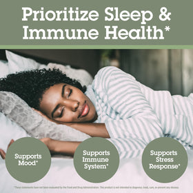Quantum Complément Alimentaire Sommeil 5mg Mélatonine ingrédients sur l'emballage