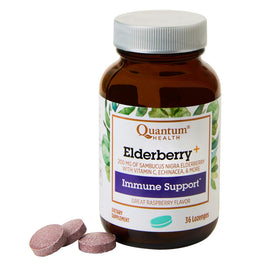 Quantum Elderberry+ Bonbons Framboise 36 Comp. vue de face