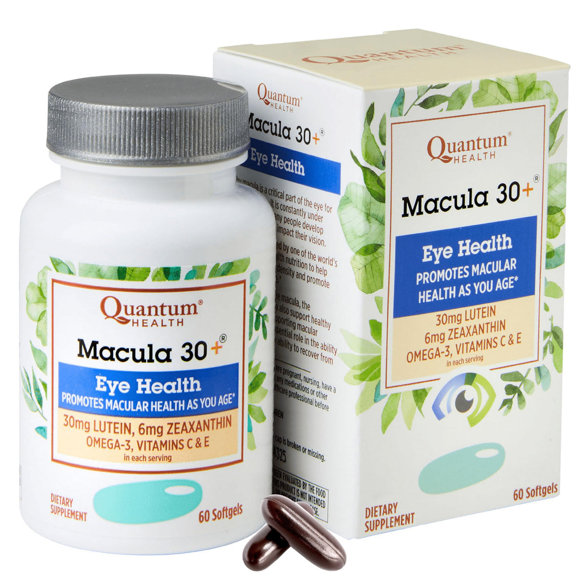 Quantum Macula 30+ Complément Alimentaire Oculaire boîte vue avant