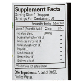 Quantum Super Lysine+ Liquide 132g - étiquette et informations nutritionnelles
