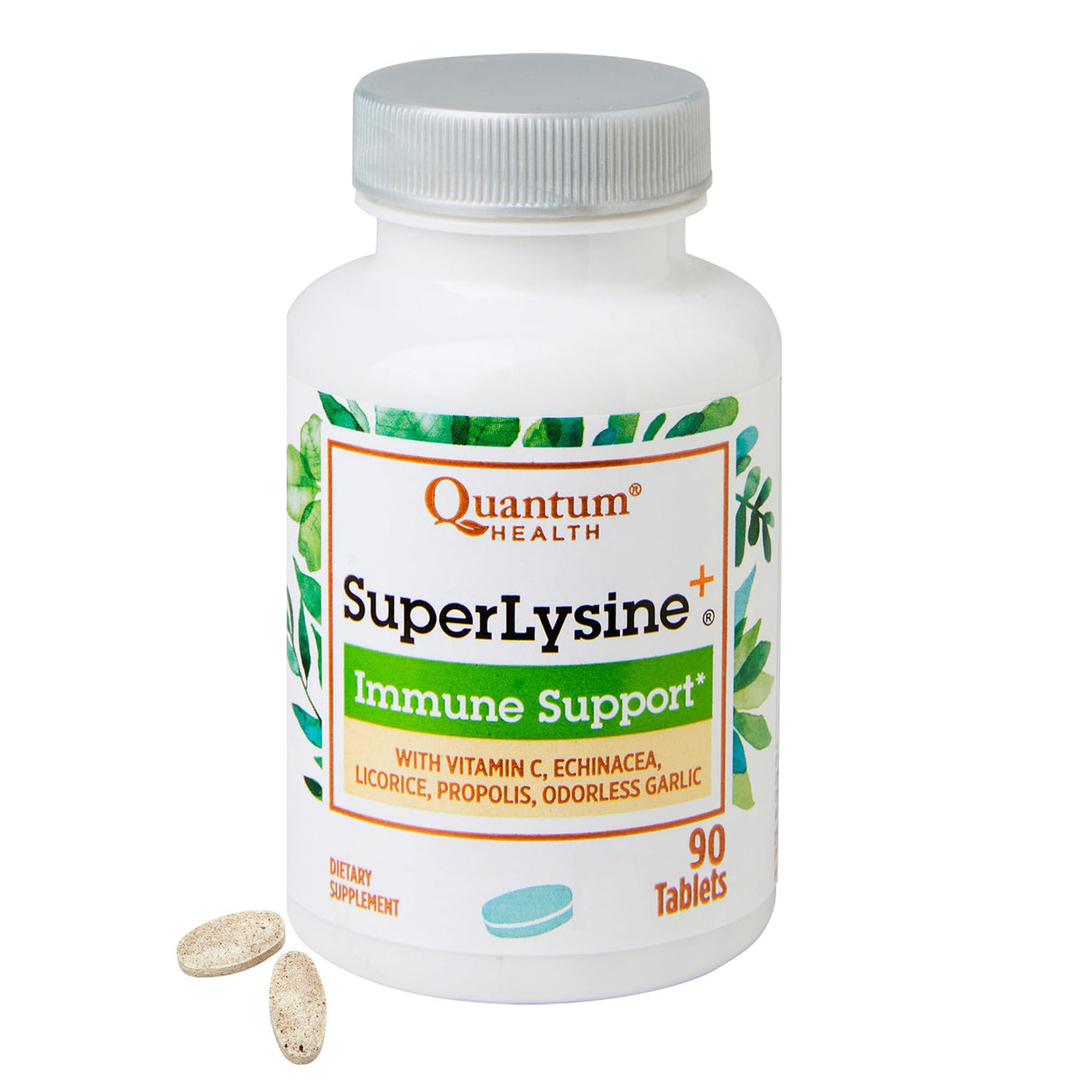 Quantum SuperLysine+ 1500mg 90 comprimés, vue de face