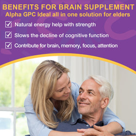 Qucbvn Phosphatidylsérine 600mg gélules sur une table