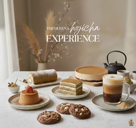 Queen Omi Poudre de Hojicha Bio 80g cuillère