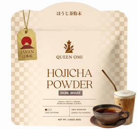 Queen Omi Poudre de Hojicha Bio 80g vue de face
