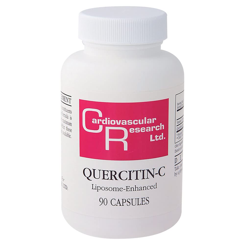 Quercetin-C Cardiovascular Research 90 capsules vue de face