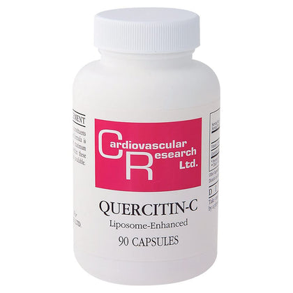 Quercetin-C Cardiovascular Research 90 capsules vue de face