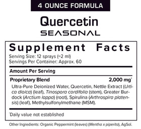 Quercetin Seasonal en utilisation quotidienne