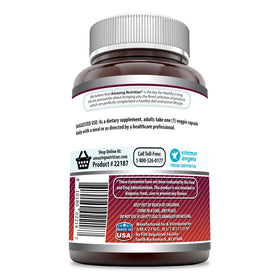 Quercétine 500mg d'Amazing Nutrition flacon ouvert montrant les gélules