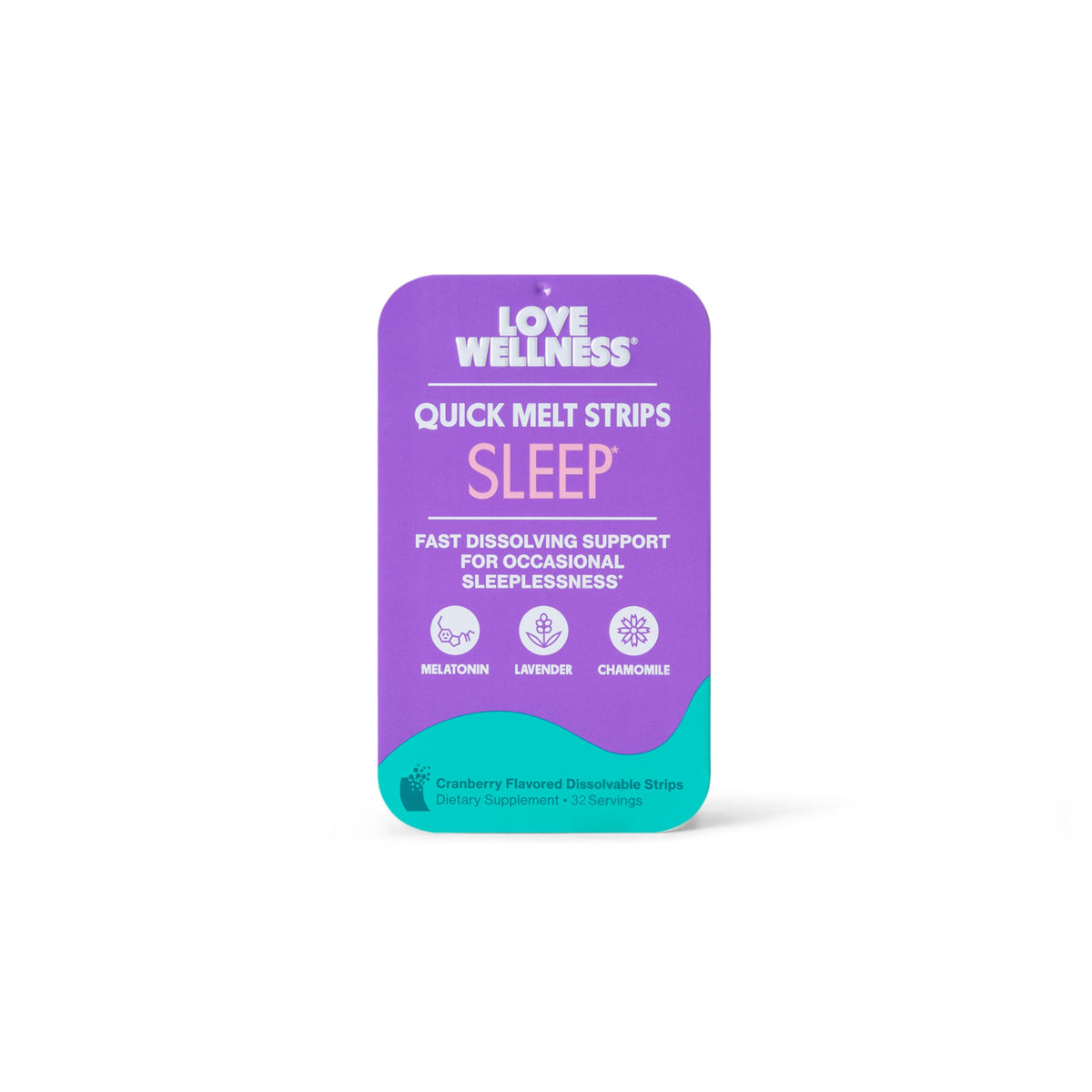 Quick Melt Strips Love Wellness boîte de 32 unités