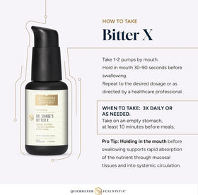 Quicksilver Scientific BitterX Gentian Root 50ml - emballage