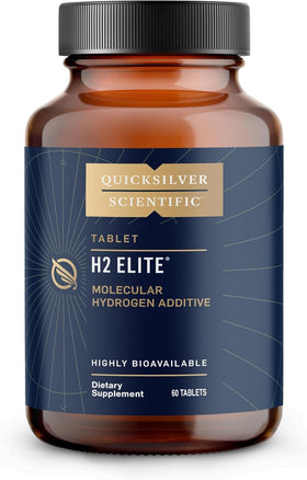Quicksilver Scientific H2 Elite comprimés d'hydrogène moléculaire, boîte de 60 comprimés