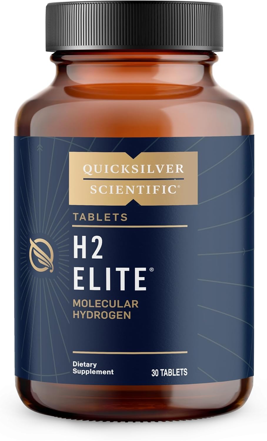Quicksilver Scientific H2 Elite comprimés d'hydrogène moléculaire vue de face