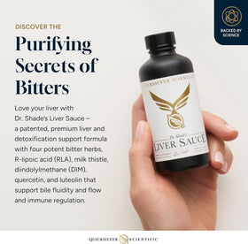 Quicksilver Scientific Liver Sauce Quercetin 100 ml avec goutte compte-gouttes