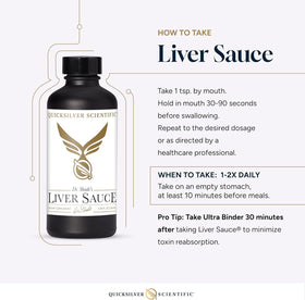 Quicksilver Scientific Liver Sauce Quercetin 100 ml emballage