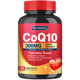 Quinovit CoQ10 300mg capsules végétales en bouteille