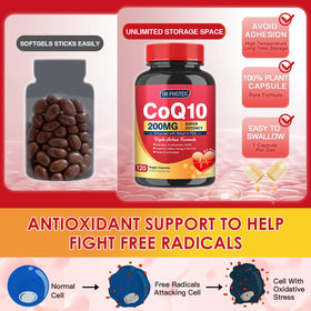 Quinovit CoQ10 capsule, vue de côté