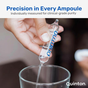 Quinton Isotonique 30 ampoules accompagnées d'un mode d'emploi