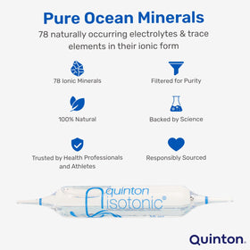 Quinton Isotonique emballage avec 30 ampoules
