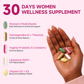 Quit mood Multivitamine Femme 30+ vue de côté