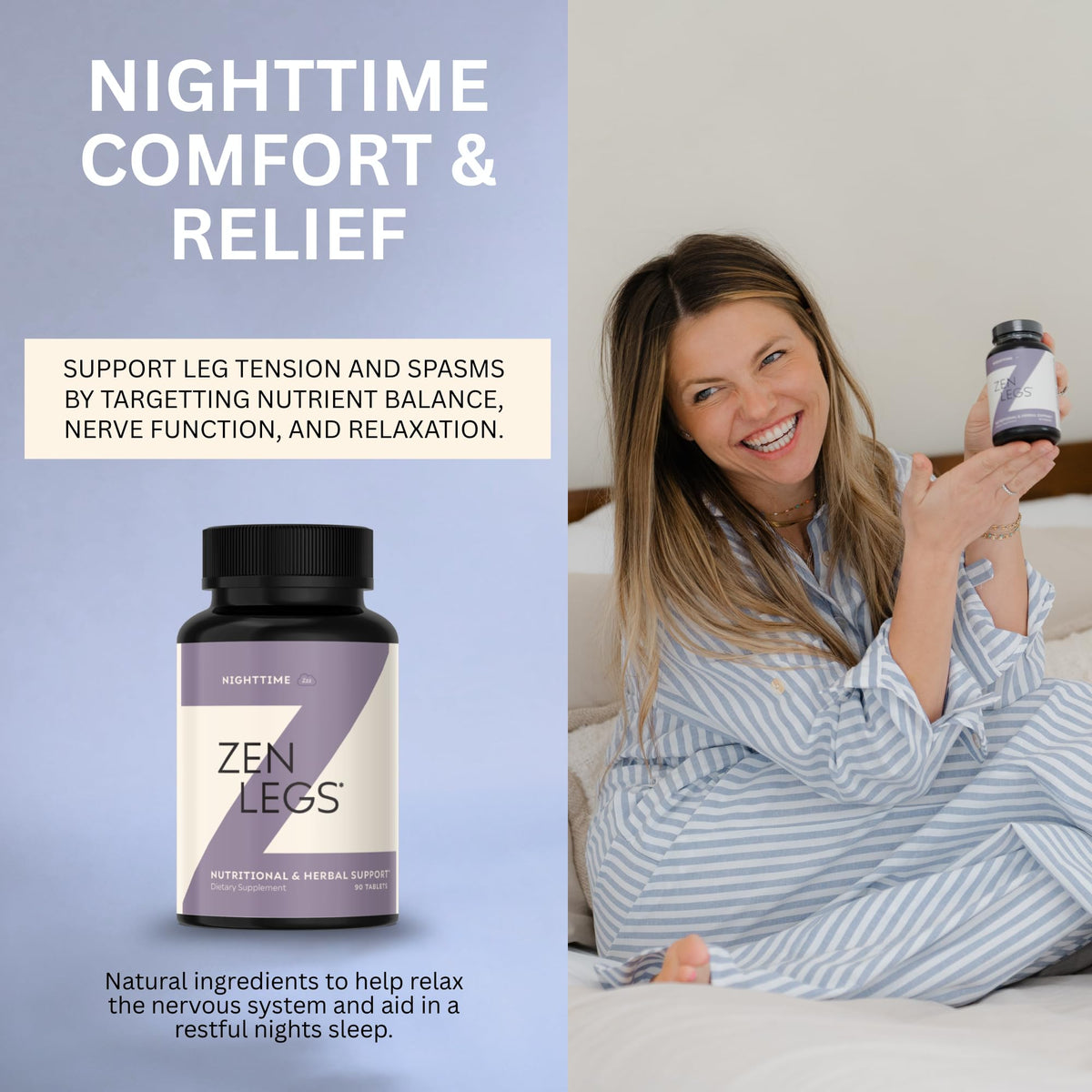 QuitK Zen Legs comprimés - présentation des comprimés
