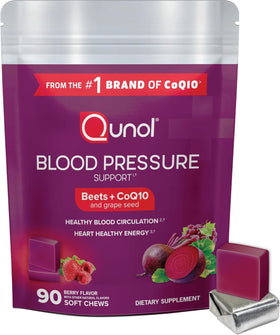 Qunol Chews 3-en-1 Betteraves 90ct emballage avant
