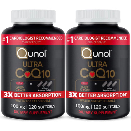 Qunol CoQ10 100mg gélules molles en flacon