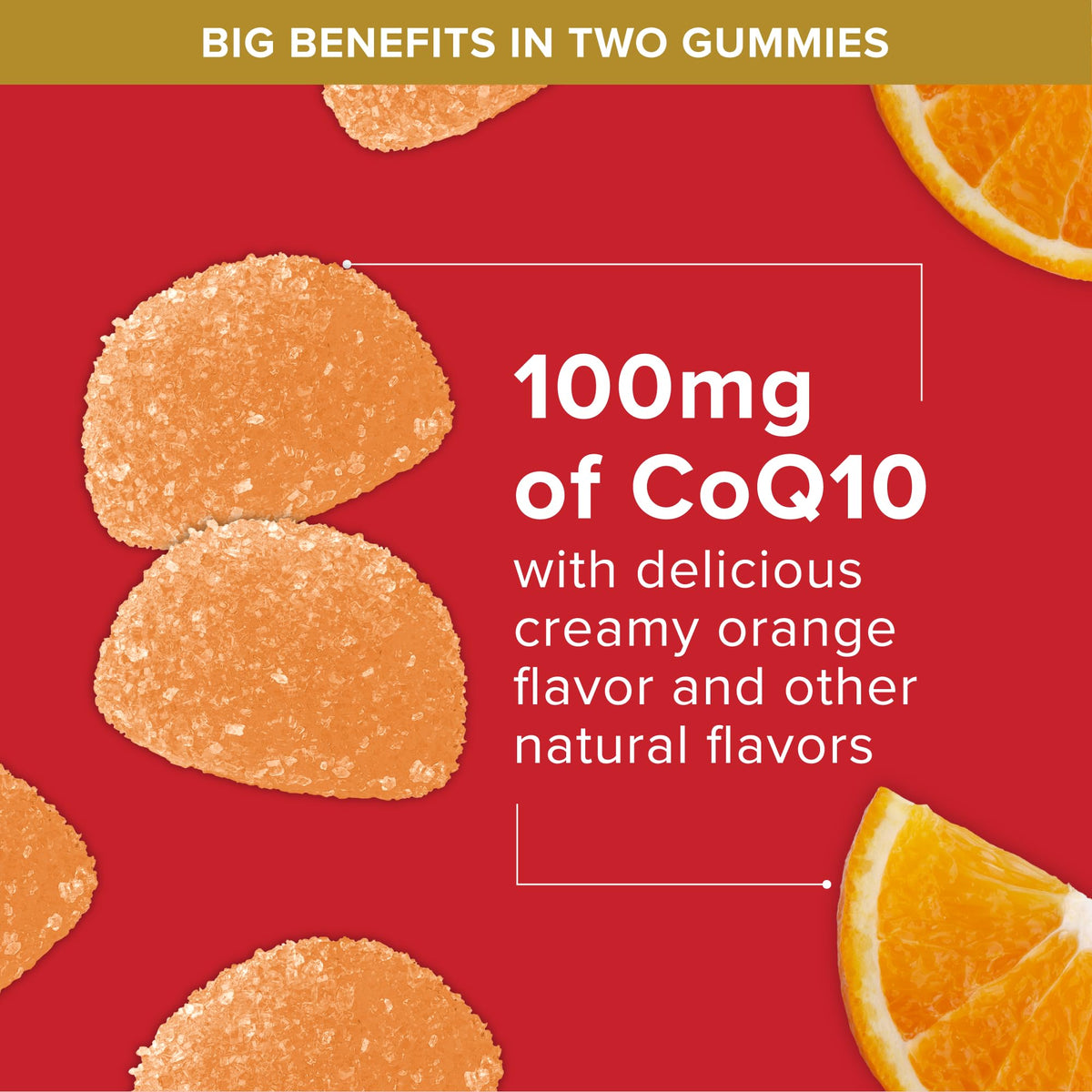 Qunol CoQ10 Gummies 100mg avec quelques gummies
