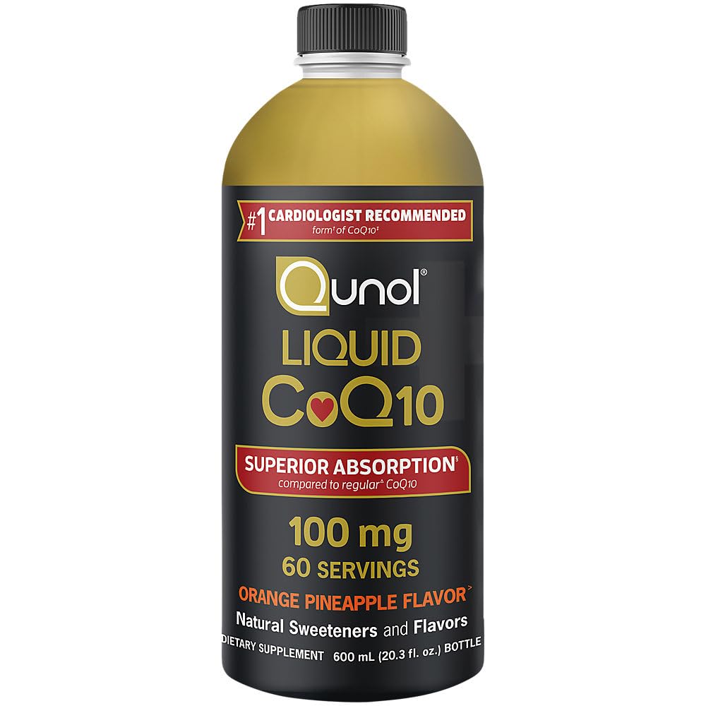 Qunol CoQ10 Liquide 100mg bouteille vue avant
